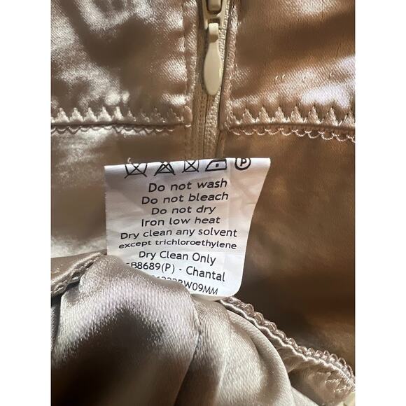 House of CB Chantal Champagne Satin Top Size L Plus Cup - Picture 9 of 10